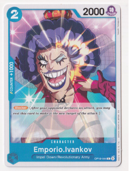 Emporio.Ivankov single card from One Piece Trading Card Game
