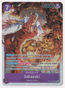 Sakazuki single card from One Piece Trading Card Game