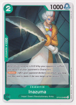Inazuma single card from One Piece Trading Card Game