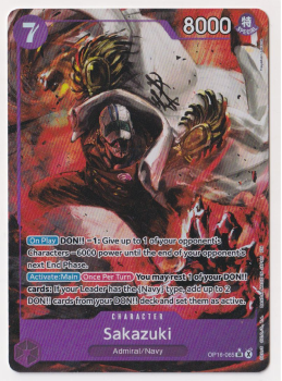 Sakazuki (ALTERNATE ART) single card from One Piece Trading Card Game
