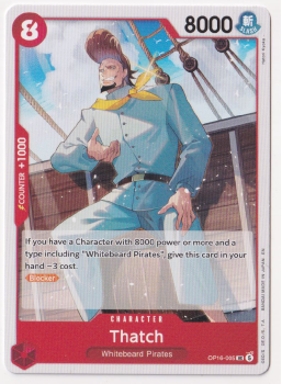 Thatch single card from One Piece Trading Card Game