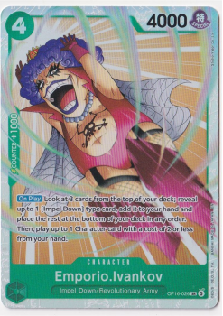 Emporio.Ivankov single card from One Piece Trading Card Game