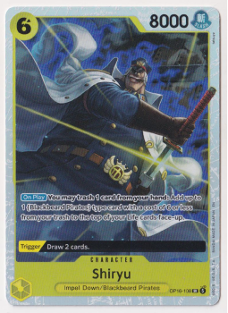 Shiryu single card from One Piece Trading Card Game