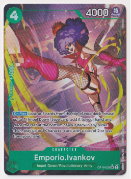 Emporio.Ivankov (ALTERNATE ART) single card from One Piece Trading Card Game
