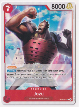 Jozu single card from One Piece Trading Card Game