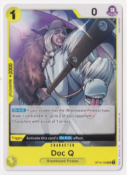 Doc Q single card from One Piece Trading Card Game