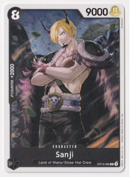 Sanji single card from One Piece Trading Card Game