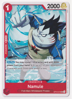 Namule single card from One Piece Trading Card Game