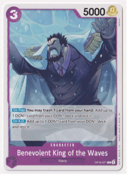 Benevolent King of the Waves single card from One Piece Trading Card Game