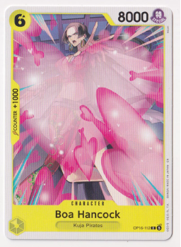 Boa Hancock single card from One Piece Trading Card Game