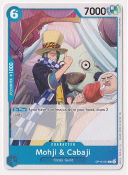 Mohji & Cabaji single card from One Piece Trading Card Game