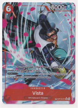 Vista (ALTERNATE ART) single card from One Piece Trading Card Game
