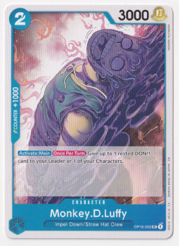Monkey.D.Luffy single card from One Piece Trading Card Game