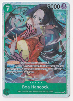 Boa Hancock single card from One Piece Trading Card Game