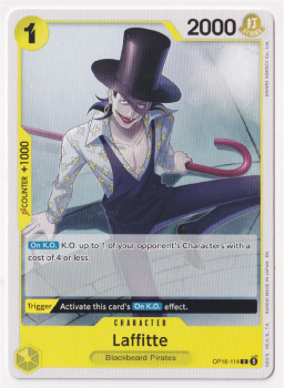 Laffitte single card from One Piece Trading Card Game