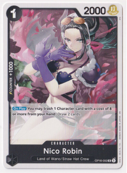 Nico Robin single card from One Piece Trading Card Game