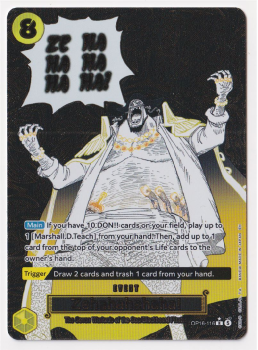 Zehahahahaha! (ALTERNATE ART) single card from One Piece Trading Card Game