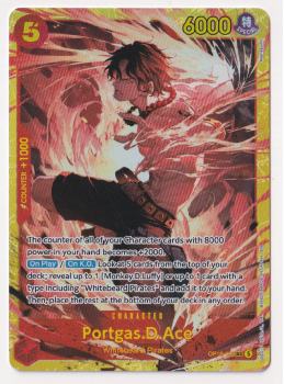 Portgas.D.Ace single card from One Piece Trading Card Game