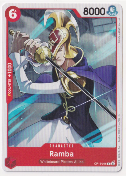 Ramba single card from One Piece Trading Card Game