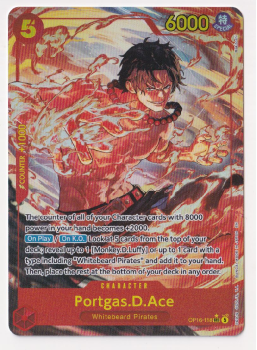 Portgas.D.Ace (ALTERNATE ART) single card from One Piece Trading Card Game