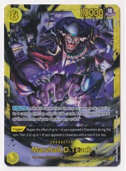 Marshall.D.Teach single card from One Piece Trading Card Game