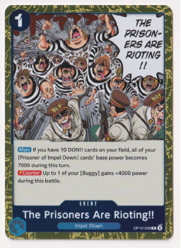 The Prisoners Are Rioting!! single card from One Piece Trading Card Game