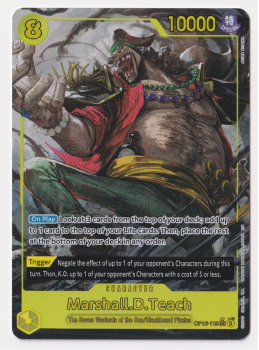 Marshall.D.Teach (ALTERNATE ART) single card from One Piece Trading Card Game