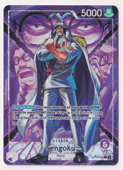 Sengoku (ALTERNATE ART) single card from One Piece Trading Card Game