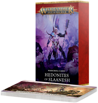 Hedonites Of Slaanesh Warscroll Cards