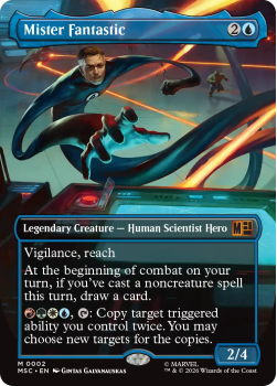 Mister Fantastic (BORDERLESS) single card from Magic: the Gathering