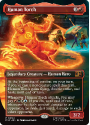 Human Torch (BORDERLESS) : 0003 MARVEL SUPER HEROES COMMANDER - Magic the Gathering Single Card