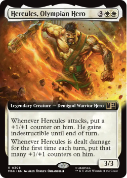 Hercules, Olympian Hero (EXTENDED) single card from Magic: the Gathering