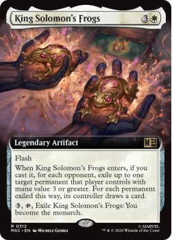 King Solomon's Frogs (EXTENDED) single card from Magic: the Gathering
