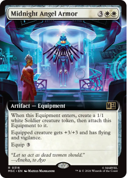 Midnight Angel Armor (EXTENDED) single card from Magic: the Gathering