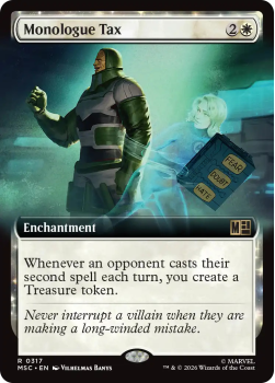 Monologue Tax (EXTENDED) single card from Magic: the Gathering