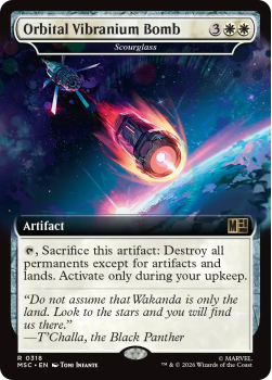 Orbital Vibranium Bomb (EXTENDED) single card from Magic: the Gathering
