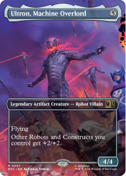 Ultron, Machine Overlord (BORDERLESS) single card from Magic: the Gathering