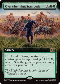 Overwhelming Stampede (EXTENDED) single card from Magic: the Gathering