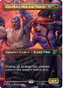 Absorbing Man and Titania (BORDERLESS) : 0510 MARVEL SUPER HEROES COMMANDER - Magic the Gathering Single Card