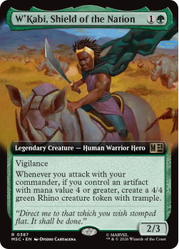W'Kabi, Shield of the Nation (EXTENDED) single card from Magic: the Gathering