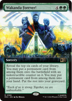 Wakanda Forever! (EXTENDED) single card from Magic: the Gathering