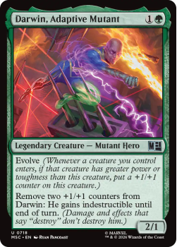 Darwin, Adaptive Mutant single card from Magic: the Gathering