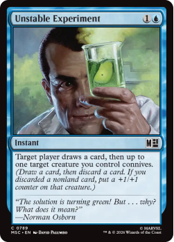 Unstable Experiment single card from Magic: the Gathering