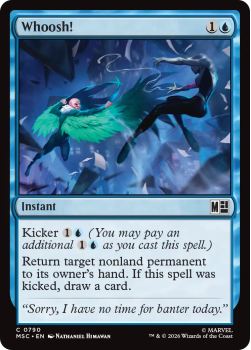 Whoosh! single card from Magic: the Gathering