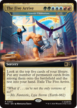 The Five Arrive (EXTENDED) single card from Magic: the Gathering