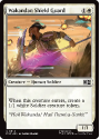 Wakandan Shield Guard (FOIL) : 0613 MARVEL SUPER HEROES COMMANDER - Magic the Gathering Single Card