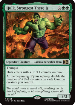 Hulk, Strongest There Is single card from Magic: the Gathering