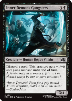 Inner Demons Gangsters single card from Magic: the Gathering