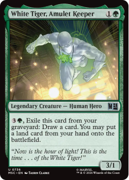 White Tiger, Amulet Keeper single card from Magic: the Gathering