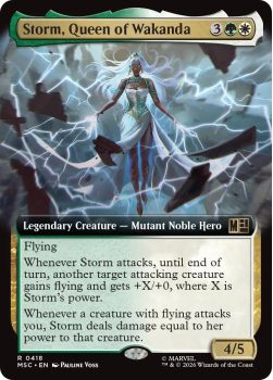 Storm, Queen of Wakanda (EXTENDED) single card from Magic: the Gathering